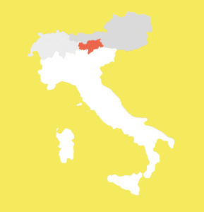 Das Rote auf der Karte ist Südtirol